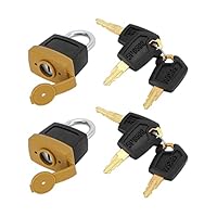 Bruce & Shark Panzerriegelschloss Kraftstofftankverschluss Passend für Caterpillar CAT 5P8500 246-2641 Ersatzteil 5P8501 mit 6 Schlüsseln Zündschloss Treibstoffverschluss Sicherheitsschloss