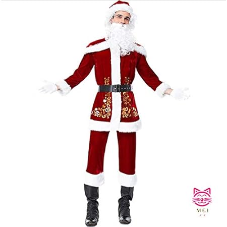 Amazon クリスマス衣装 サンタ コスプレ宮廷風舞台用 男の子 帽子付ける 靴カバー プレゼント サンタクロース サンタ 演出服コスチューム舞踏会 パーティー仮装 Rakueshop 男性用衣装 Lサイズ コスプレ 仮装 通販