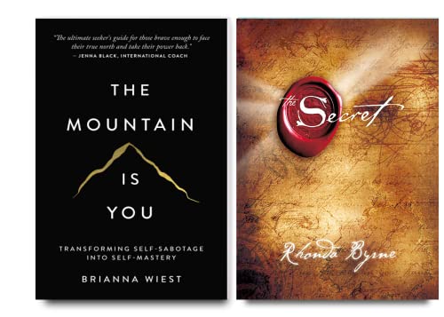 The Mountain Is You + The Secret (2 Books Combo with Free Customized Bookmarks)