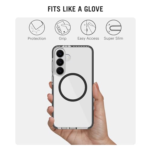 Image of DailyObjects Samsung Galaxy S26 Plus Stride Clear Case | Slim Transparent Back Cover | Shockproof | Scratch Resistant | Protective Phone Case | Lightweight Crystal Clear Soft TPU Cover