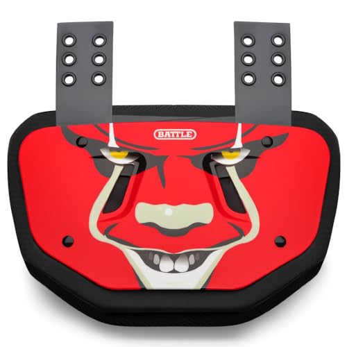 Battle Football Back Plate with Hard Shell and Contoured Foam