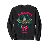 Gremlins Naughty Gremlin Wreath Retro Holiday Movie Sweatshirt