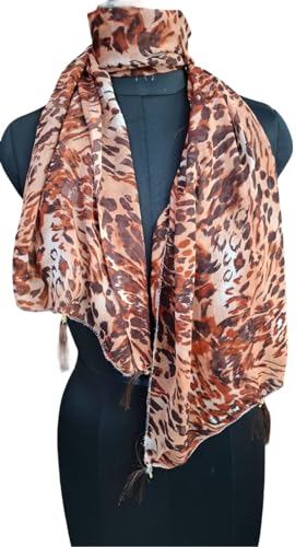 Generic Women's Scarves Lady Light Soft Fashion Solid Scarf Wrap Shawl for All Season (Brown)2