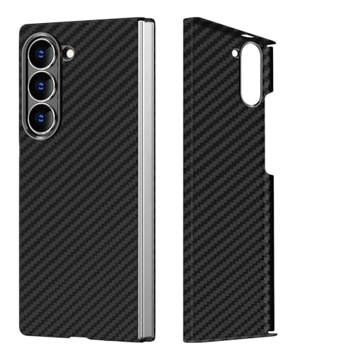 Funda de fibra de carbono para Samsung Galaxy Z Fold 4, con textura de carbono, hecha de auténtica fibra de aramida, ultrafina y ligera, funda para Samsung Fold 4 5G, diseño de fibra de carbono