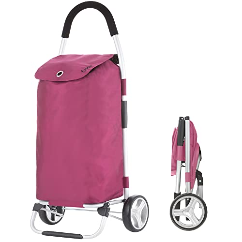 Cruiser Pliable Chariot de Course, 45L, Caddie á 2 Roues , Pousette de marché