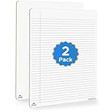 Scribbledo 2 Pack Dry Erase Notebook College Ruled Lined Board 9
