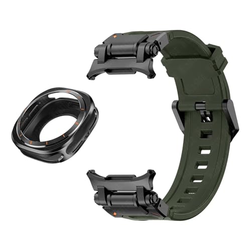 Boîtier métal et bracelet caoutchouc fluoré Samsung Galaxy Watch 7 Ultra 47mm