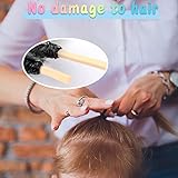 ZCOINS 100 Stück Pack Schwarz Mini Kleine Haargummis, Dünne elastische Haarbänder für feine Strähnen, Zöpfe & Kinderfrisuren, Unsichtbare Haargummis für Mädchen & Kleinkinder