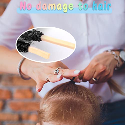 ZCOINS 100 Stück Pack Schwarz Mini Kleine Haargummis, Dünne elastische Haarbänder für feine Strähnen, Zöpfe & Kinderfrisuren, Unsichtbare Haargummis für Mädchen & Kleinkinder