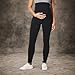 HUE womens Maternity Cotton Leggings, Black, X-Large US