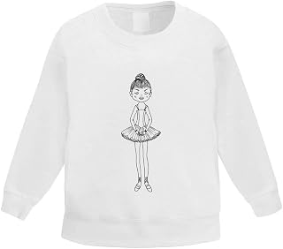 Azeeda 'Ballerina' Kid's Sweatshirt/Jumper (3-4 Years) (KW00100207)