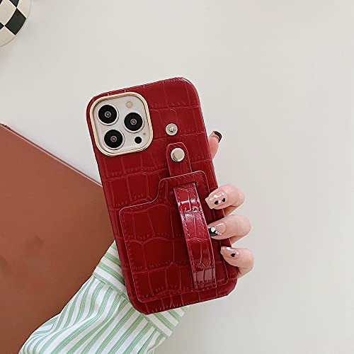 Étui iPhone 14 Plus avec fente carte et protection caméra plaquée chic
