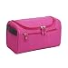 Produktbild Asffdhley Reise-Kulturbeutel Große Kapazität wasserdichte Kultur Wash Bag Reisetasche for Männer und Frauen Toilettenartikel Organizer Taschen (Color : Rose red, Size : 25x13x14cm)