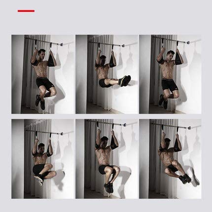Sangles abdo de suspension pour barre de traction musculation - 3