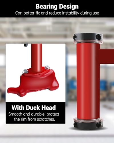Image of Bearing Manual Tire Changer Duck Head Adapter Kit, Fit for 16 inch-21 inch Wheels | Duck Head Tire changer, Compatible with Most Car, Trucks, SUVs, ATV Tires, Fit for HF Tire Changer