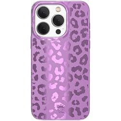 VELVET CAVIAR for iPhone 15 Pro Case - Compatible with MagSafe - 10ft Drop Tested - Purple Amethyst Leopard Print