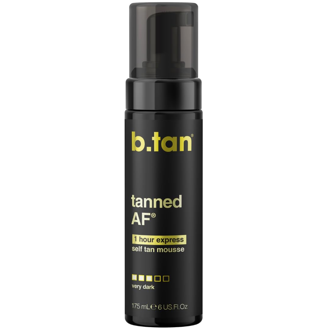 b.tan Dunkles Selbstbräunungsmousse - Tanned AF