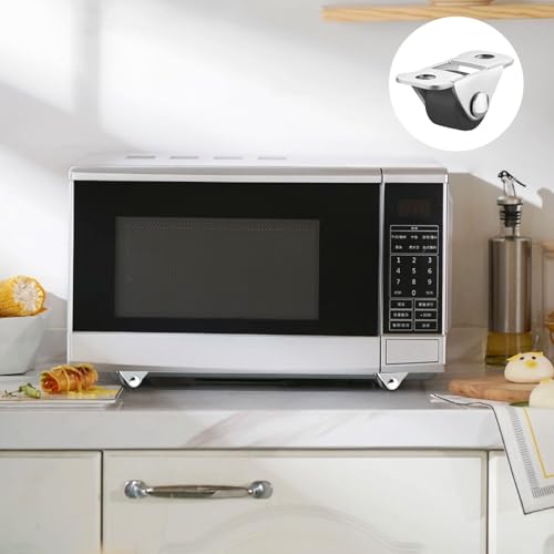 16 PcsRuedas para Muebles Pesados Pequeñas, 16 mm Mini Ruedas Giratorias Pequeñas, Ruedas de Goma para Muebles de 360 Grados para Cajas Mesa Pequeños Electrodomésticos, con 32 Tornillos - imagen 7