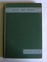 Altes Und Neues B000L1O34C Book Cover