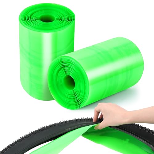 Datanly 2 rotoli di rivestimento per pneumatici Fat Bike per pneumatici da 29 x 4-5 pollici, resistente alle forature, in TPU, protezione per pneumatici per bici da montagna e da strada
