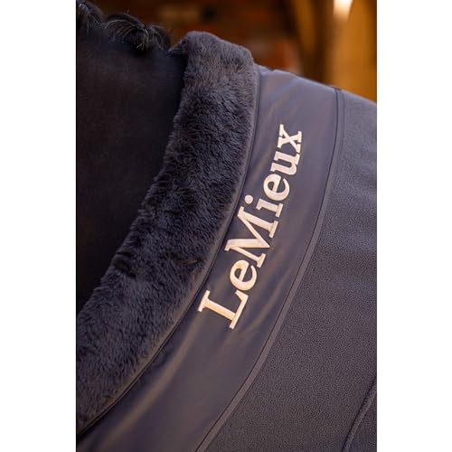 Tapis de luxe en polaire LeMieux l'élégance du Graphite