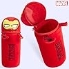 Marvel Spiderman Colored Pencils and Pencil Case 48 Pcs Color Pencil Set Art Supplies (Red Iron Man) #2