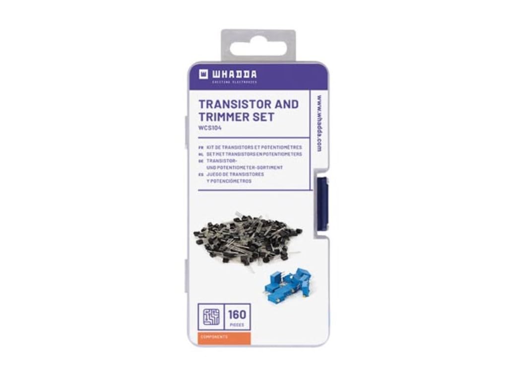 Whadda Transistor und Trimmer Set Mehrfarbig
