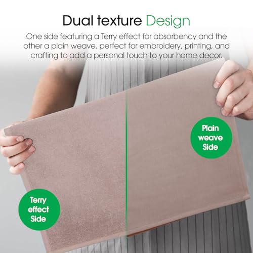 Toallas de cocina de rizo DG Collections de algodón rosa con alta absorción 6