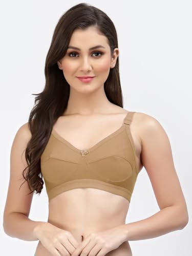 Image of Nuede, Black Seamed Non Padded Minimizer Bra (KamyaBCD-Purple-Black)