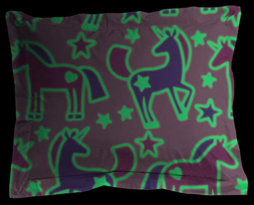 Trend Collector Unicorn Glow In The Dark Queen Comforter & Sham Set - Super Soft Kids Bedding - Fade Resistant Microfiber #TOP6
