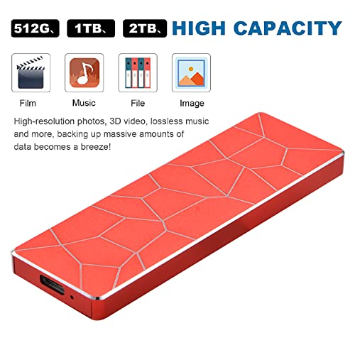 Externe harde schijf externe HDD draagbare harde schijf 1TB 2TB draagbare externe harde schijf High Speed USB 3.1 voor… - Image 4