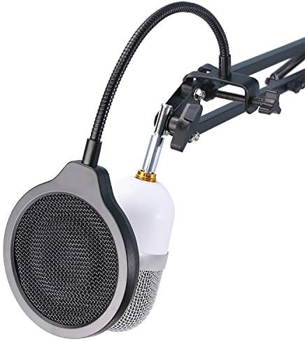 Razer Seiren Mini Pop Filter - 4 Inch 3 Layers Windscreen with Flexible 360° Clip Suitable for Razer Seiren Mini Mic by YOUSHARES