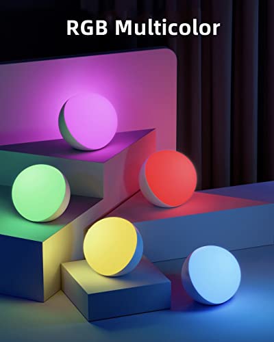 Easemo Upgraded Smart Table Lamp, Dimmable App Wi-Fi And Voice Control Lamp With Scene Modes, Multicolor Smart Bedside Lamp For Kid Compatible With Alexa & Google Assistant (Voice+App+Touch Control) #TOP3