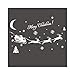 Produktbild Weihnachtsglas-Wandaufkleber - Christmas Decoration Decal Window Stickers Home Decor, diy kunstwand wandaufkleber schöne hause wohnzimmer vinyl wandtattoos dekor (White)