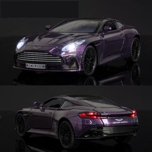 Image of Mashes Diecast Metal Car Toy 1:32 Scale with Openable Doors, Pull Back Action, Light & Sound, Detailed Luxury MPV Model for Kids & Collectors, Premium Gift Toy Car (Aston-Multicolor)