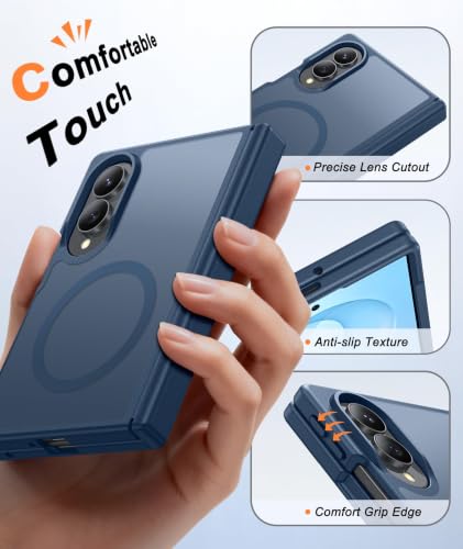 Image of FNTCASE for Galaxy Z Fold 8 Case: Compatible with MagSafe Hinge Protection