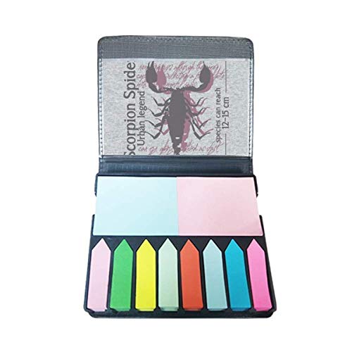 Organisme marin auto-adhésif note couleur marqueur de livre