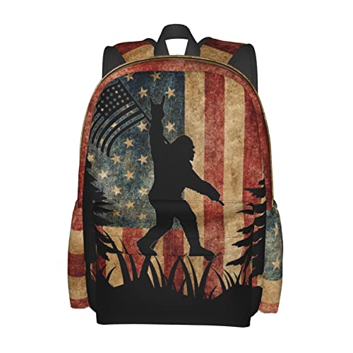 famliihw American Flag Tree Backpack Bookbag Laptop Backpacks Multipurpose Daypack for Boys Girls School Men Women Travel Hiking