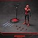 LonullyMege No Way HomeSpiderman Action Figures- 7 Inch All Joints Movable Exquisite Collection Model Gift (Red & Black)