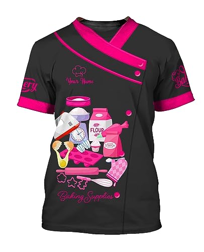 Personalized Baker Shirt 3D, Baker Shirts for Men Women, Master Chef Gift, Friends, Birthday, Christmas