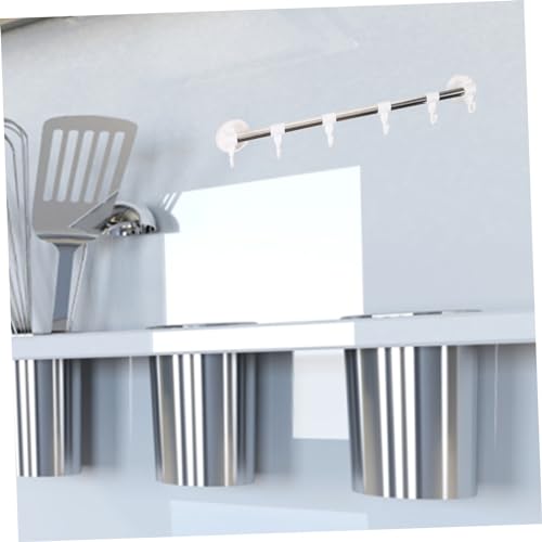 Porte serviettes mural inoxydable réglable et sans perçage