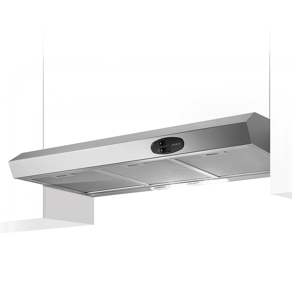 REDÒKASA Pensile per cucina componibile da 90 cm con due ante, realizzata in legno 100% MADE IN ITALY disponibile con o senza cappa (Cappa Inox, Bianco)