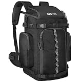 onozio Skischuhtasche, 60L Langlebiger Reiserucksack, 1680D Nylon wasserdichte Snowboardschuhtasche, Ski- und Snowboardreisegepäck für Helm, Brille, Handschuhe, Oberbekleidung und Zubehör