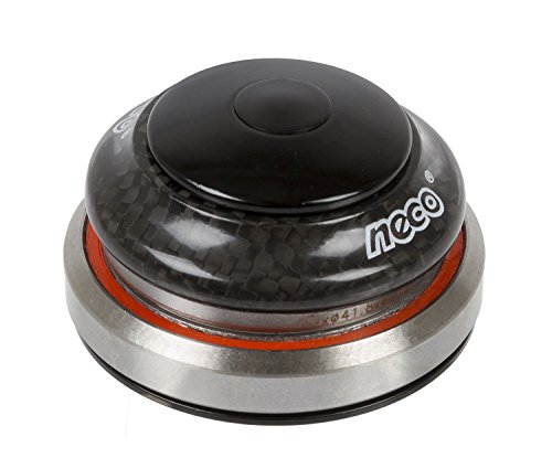 Neco INTEGR.-Steuersatz ALU, 1 1/8 auf 1 1/2 (28,6/41,0 mm) schwarz Cover