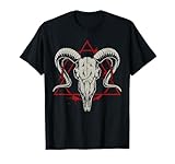 Hexerei und Teufel das Symbol des Schädels eines Widders oder Stenbock