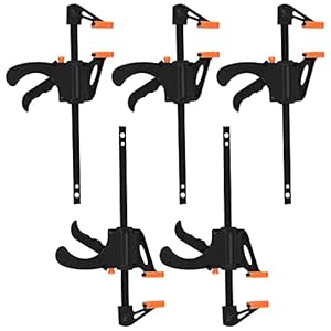 5 Stk Einhandzwingen Schnellspannzwinge Set