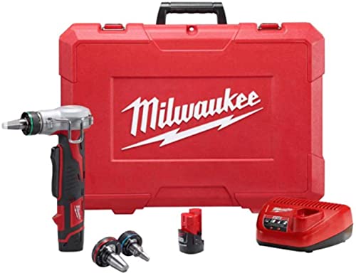 MilwaukeeTool 2474-22 M12 Cordless PEX Expander Kit 2 Batteries
