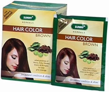 Herbal Hair Color Dark Brown- Pack of 12