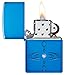 Zippo Simple Design Armor High Polish Blue Pocket Lighter