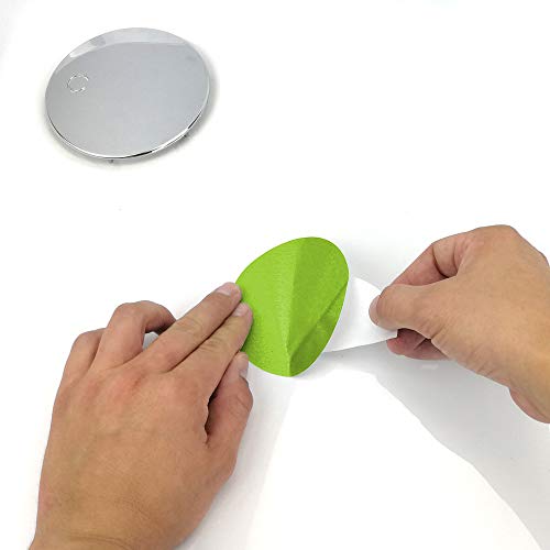 AnTina TAPES® grüne Anti-Rutsch-Aufkleber als Pads für Dusche & Badewanne, Sticker Zertifiziert rutschhemmend & selbstklebend, als Badematte Duschmatte (10 Stück, 9 cm (ø), Grün)